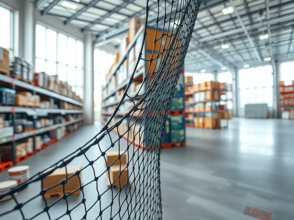 Zastosowanie siatek sznurkowych w magazynach i halach