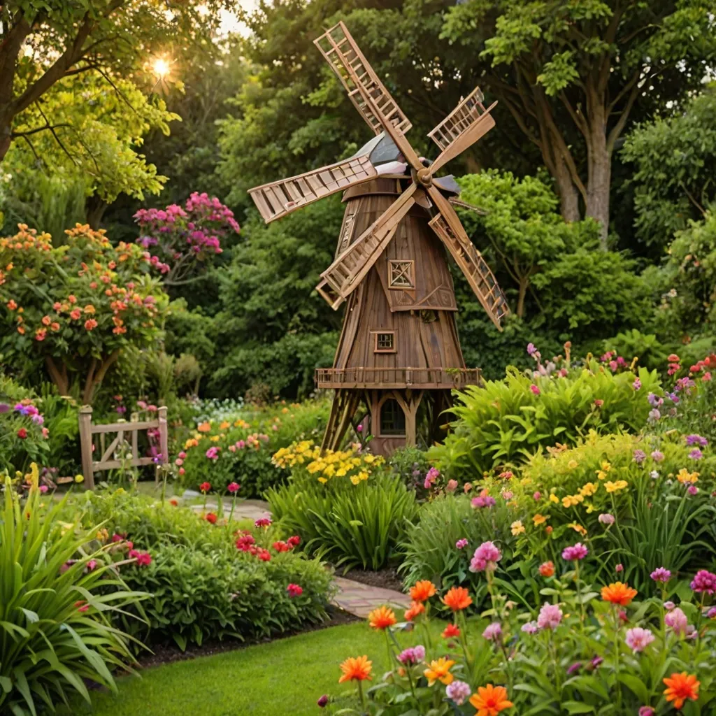 Jak zrobić wiatrak ogrodowy?