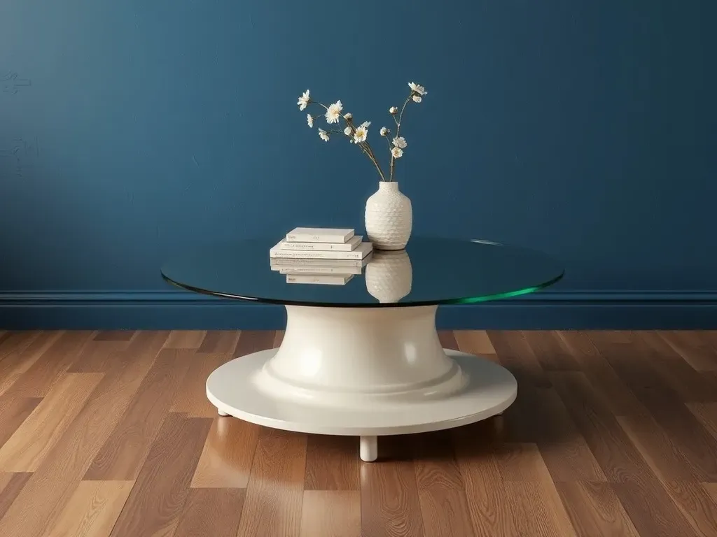 Okrągły stolik kawowy