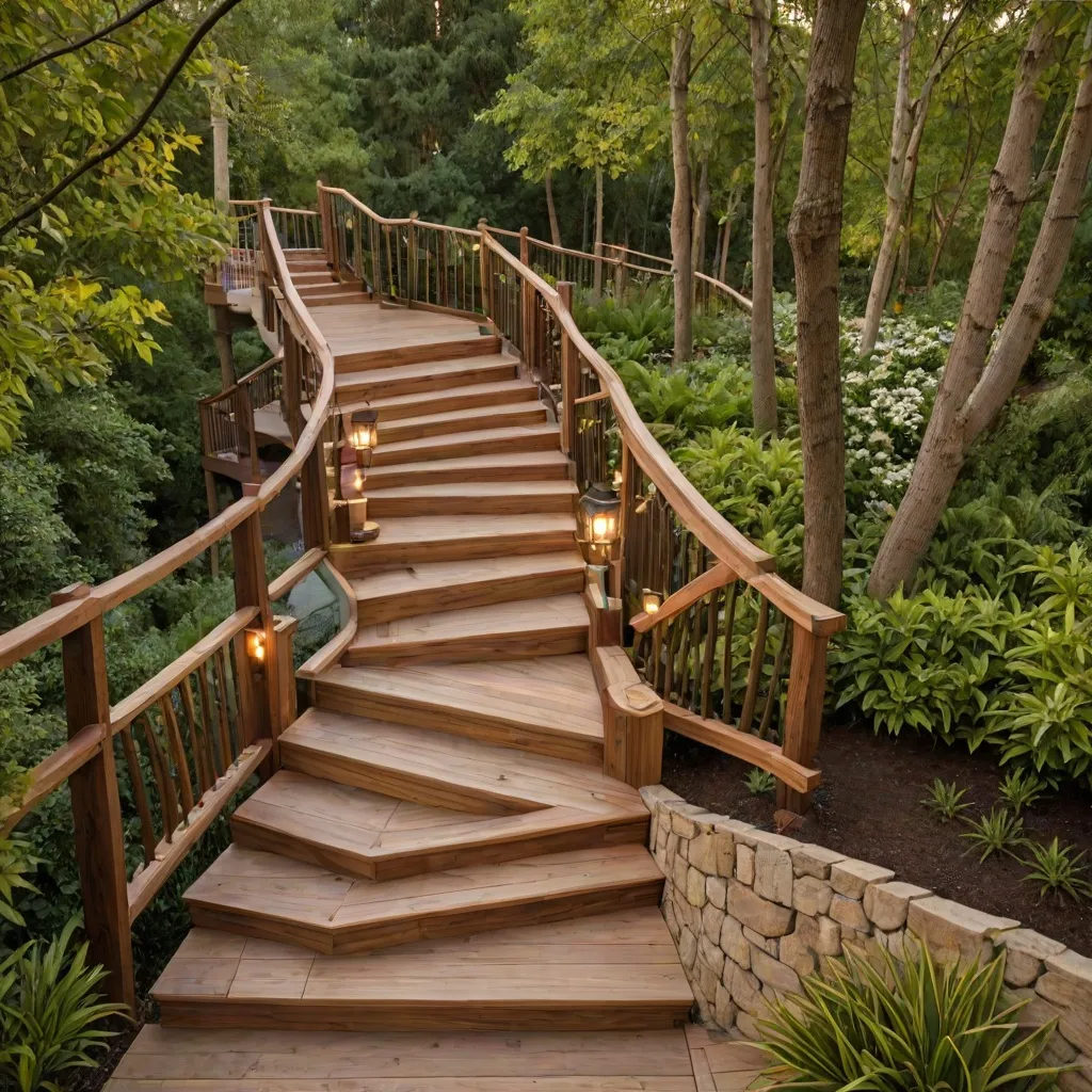 Jak zrobić schody drewaniane zewnętrzne?